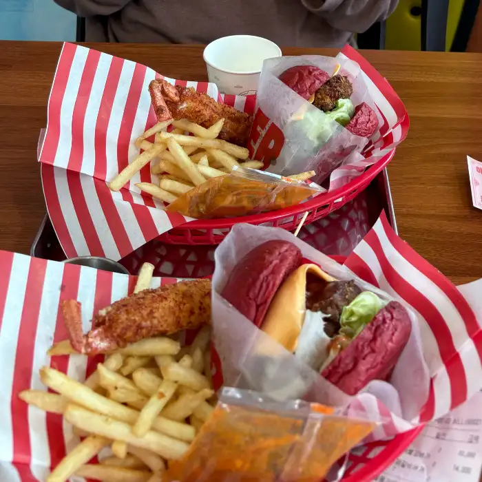 빨강대게버거 세트