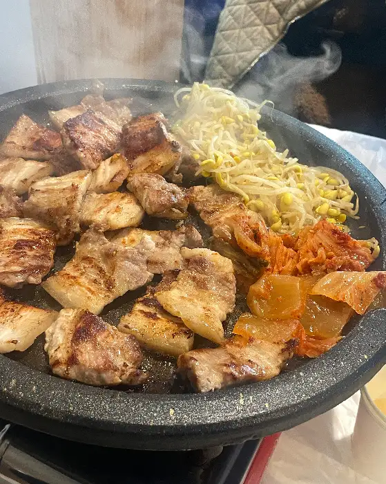 구워지는 고기