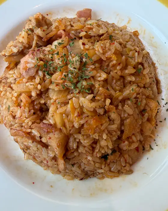 먹음직스러운 김치필라프