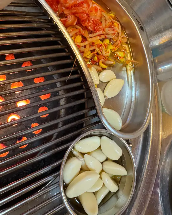진한 국물의 된장찌개