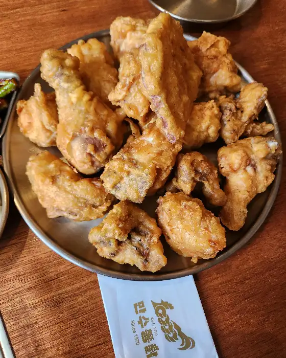 만수통닭 후라이드 치킨