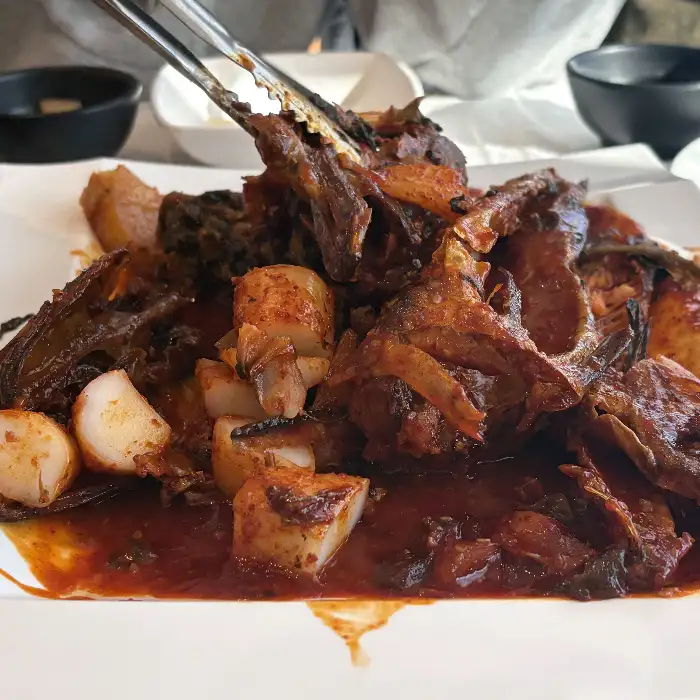 코다리 시래기 조림 요리