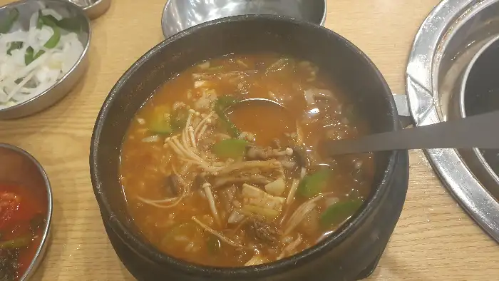 된장찌개 클로즈업
