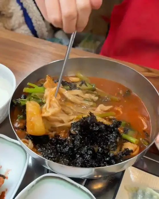 장칼국수 비주얼