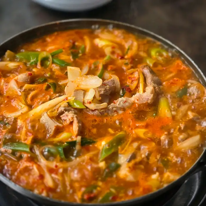 돼지찌개 클로즈업