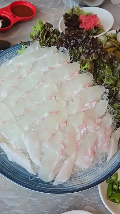 다양한 해산물 구성