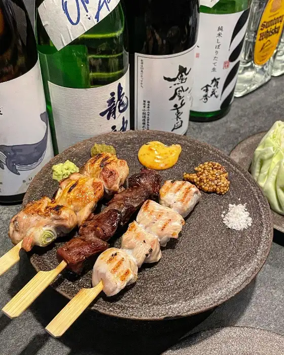 다양한 꼬치 요리