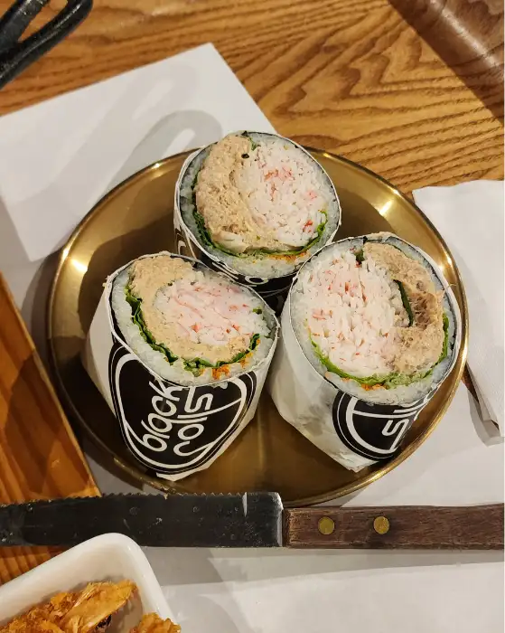 블랙롤스 롤 메뉴