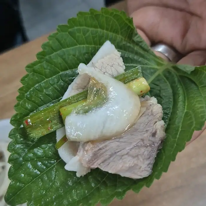 정겨운 가게 외부 간판