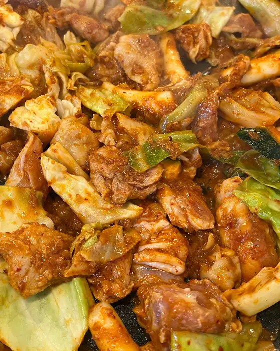 부드러운 닭고기 조각