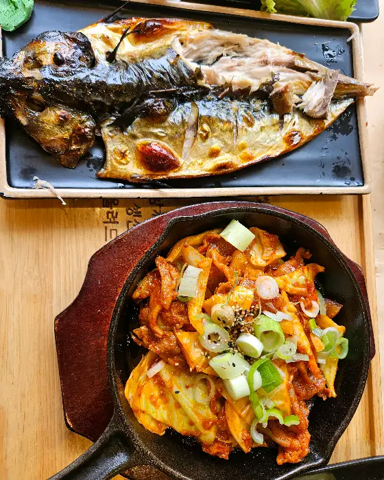 고추장 불고기 한 상 차림