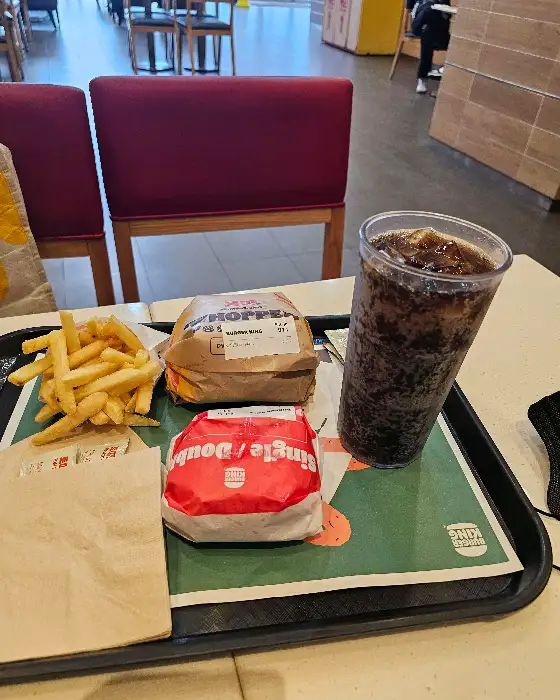 햄버거 세트 메뉴