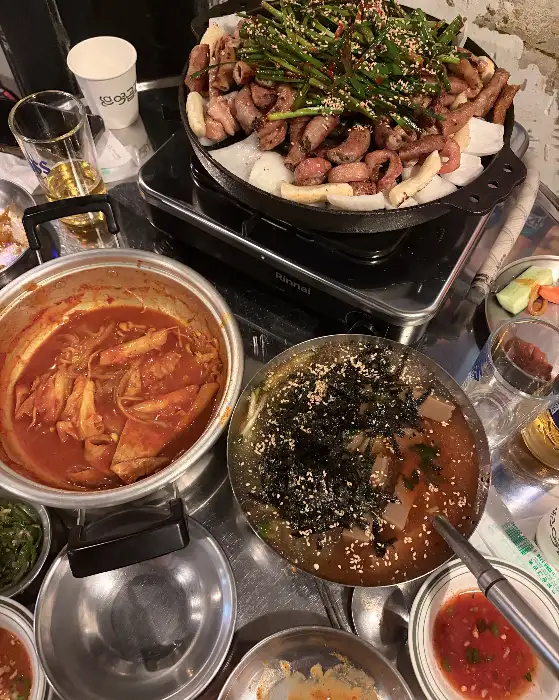 곱창 전골과 묵사발