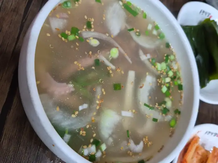 맑은 연포탕 국물