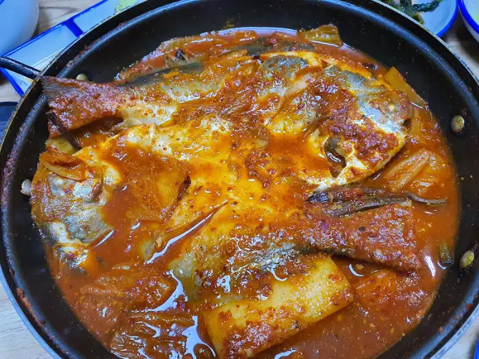 반건조 민어찜의 먹음직스러운 모습