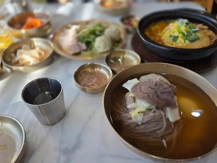 평양냉면 클로즈업