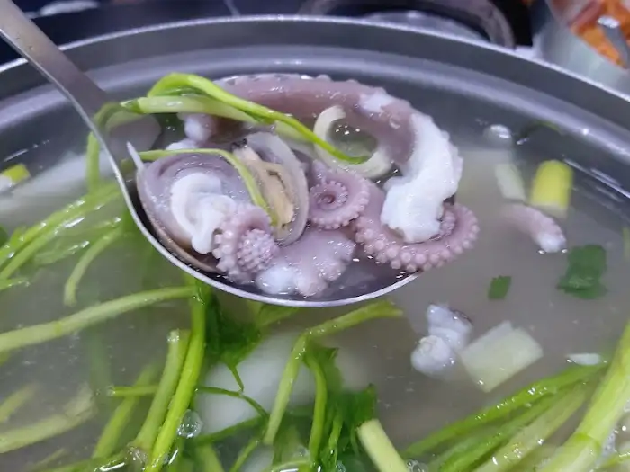 연포탕에 들어갈 신선한 낙지