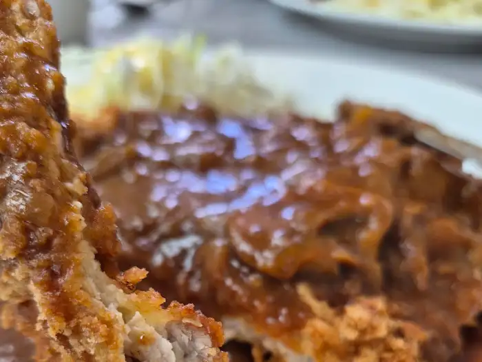 돈가스 단면