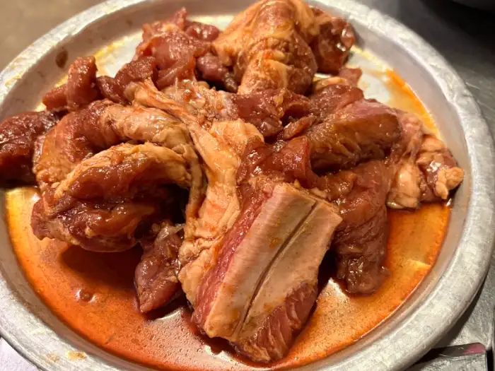돼지갈비 확대
