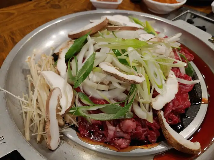신선한 등심 구이 재료 클로즈업