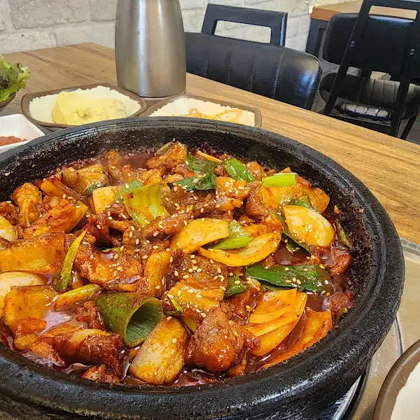 돌판 돼지불고기 클로즈업