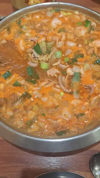 해물찜 근접샷 - 해산물 디테일