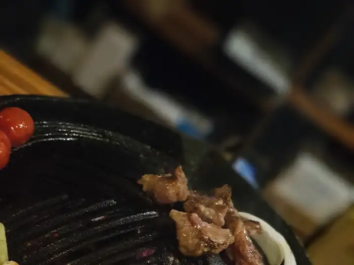 불판 위 늑간살