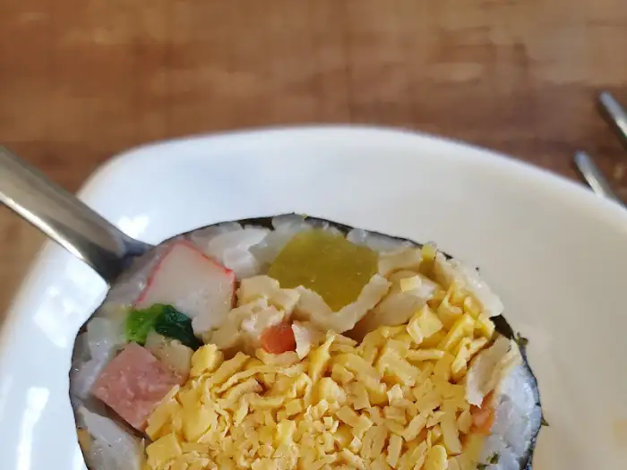 김밥 속 내용물 상세샷