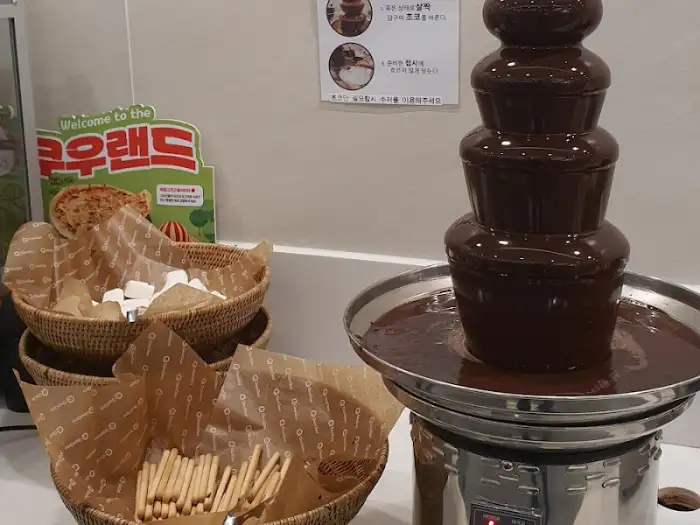 초콜릿 분수와 마시멜로우