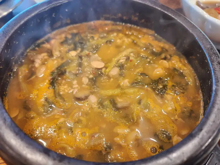 진한 맛의 청국장