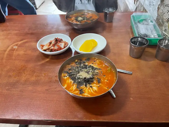 장칼국수 클로즈업