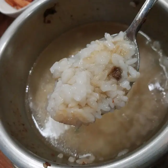 솥밥 숭늉