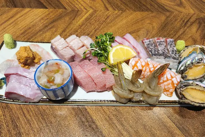 다양한 해산물 플레이트