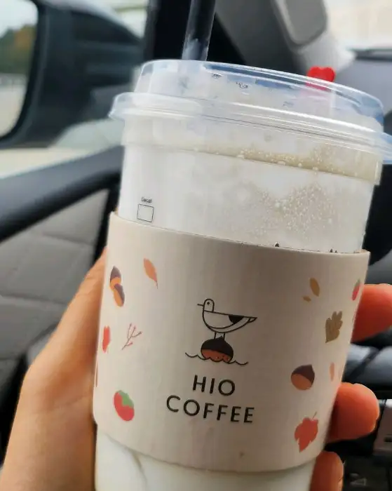 HIO COFFEE 컵 홀더 디자인