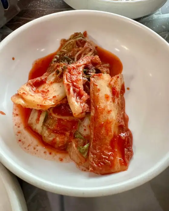 김치 단면