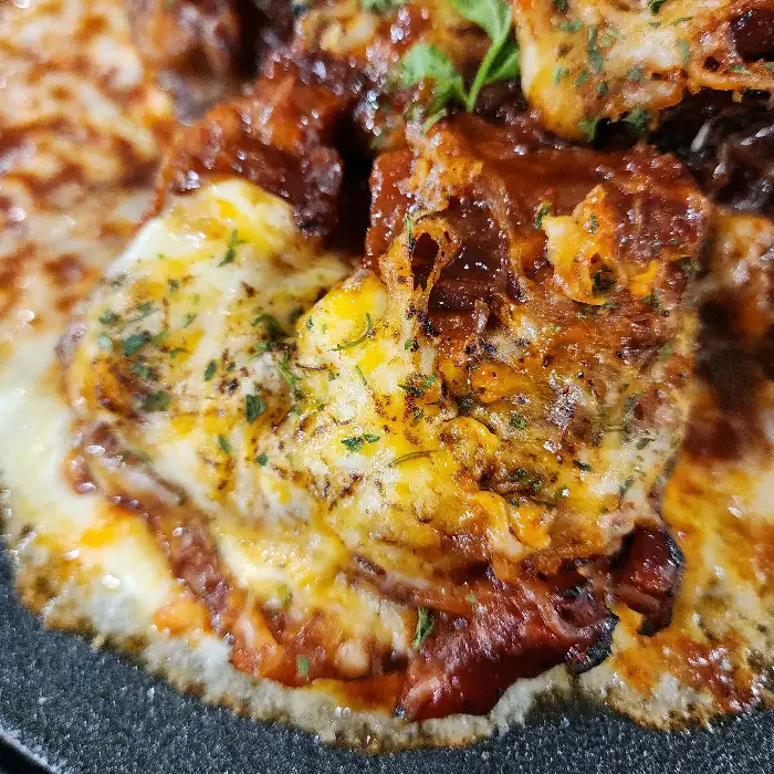 치즈 뼈구이 클로즈업 이미지