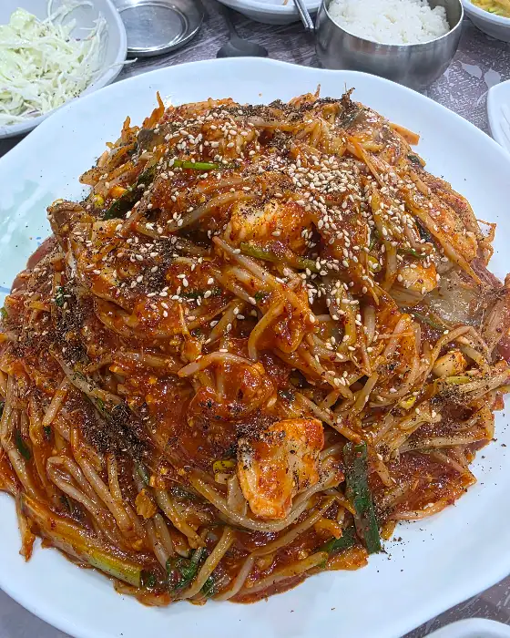 푸짐한 아구찜 클로즈업
