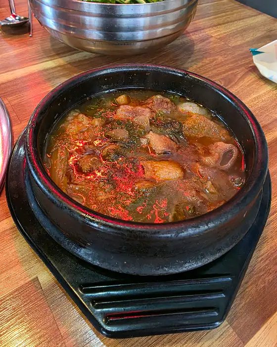 곱이곱다 본점에서 제공되는 서비스 찌개