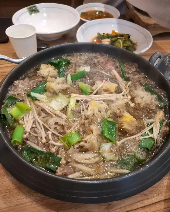 푸짐하게 담긴 소불고기