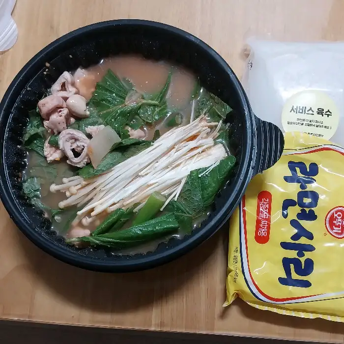 이화곱창 곱창구이, 푸짐한 한 상