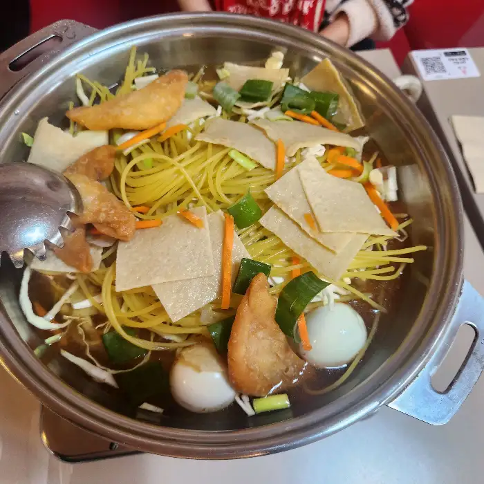 즉석 떡볶이 재료 모습