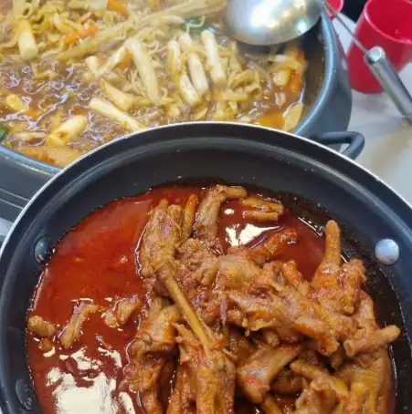 국물 닭발 모습