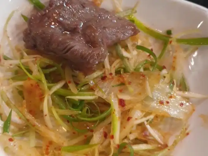 시내식당 불고기 곁들임