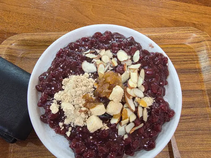 팥빙수 전체 모습