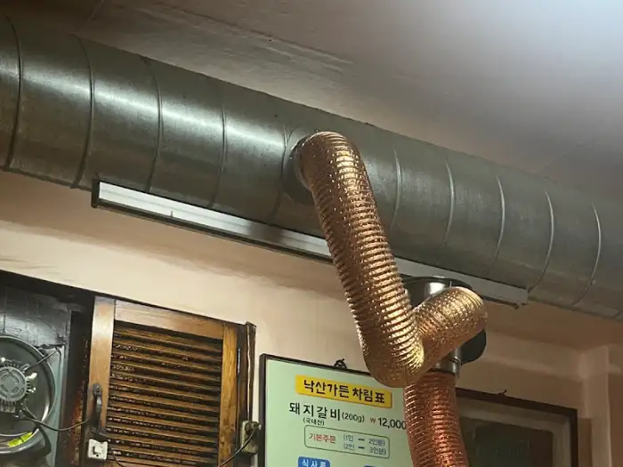 가게 내부의 환기 시설