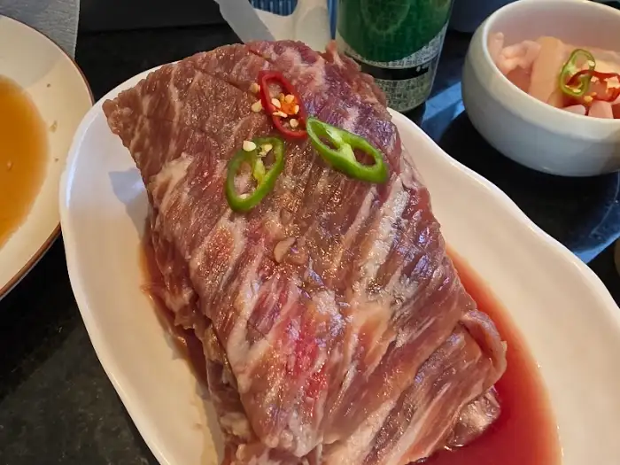 양념 우대갈비