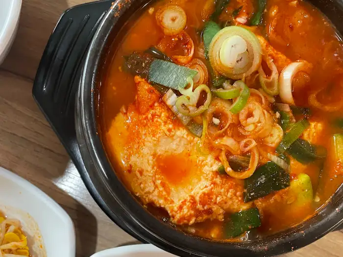 해물 순두부의 모습