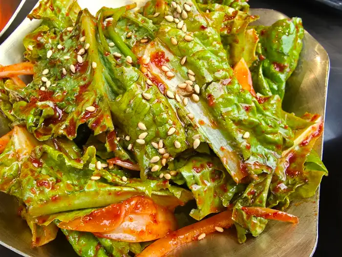 매콤달콤한 상추겉절이