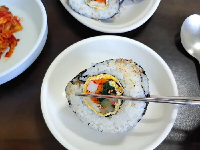 김밥 클로즈업