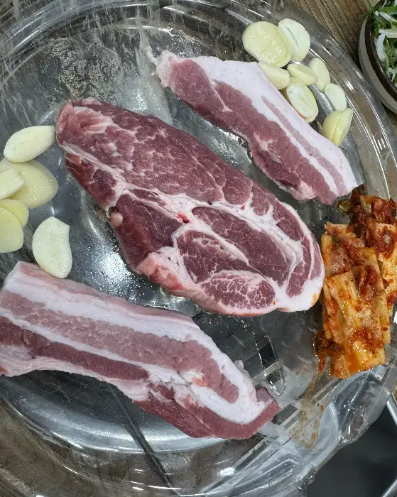 흑돼지 모듬 구이